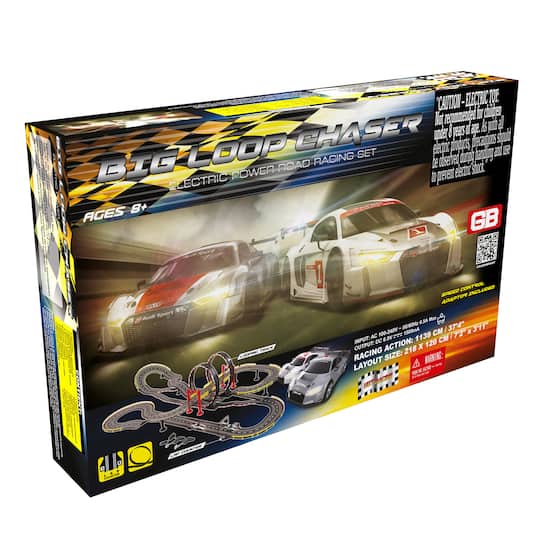 Golden Bright Big Loop Chaser Electric Audi Road Racing Play Set